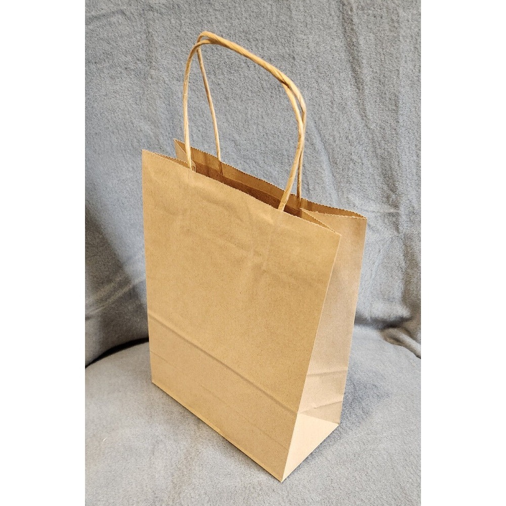 Eco Friendly Paper Gift Bags 7x3.5x8 -25 Bags